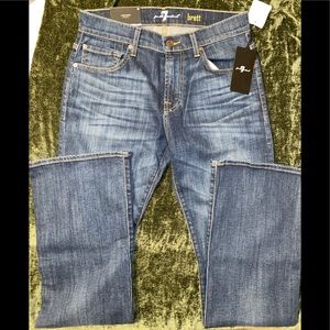 NWT 7 for all Mankind Brett jeans sz28